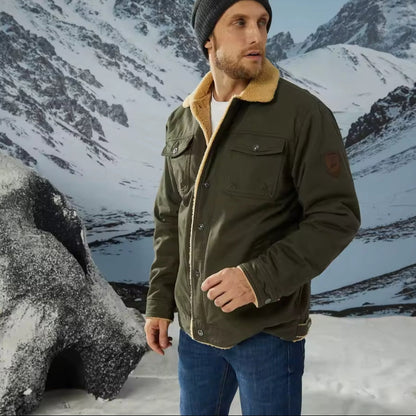 Veste homme classique hiver doublée chaleureuse