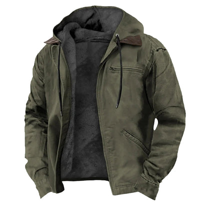 Veste homme premium doublée fermeture zippée poches