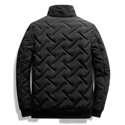 Veste d'hiver homme coton polyester coupe ample protection froid