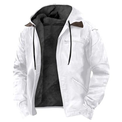 Veste homme premium doublée fermeture zippée poches