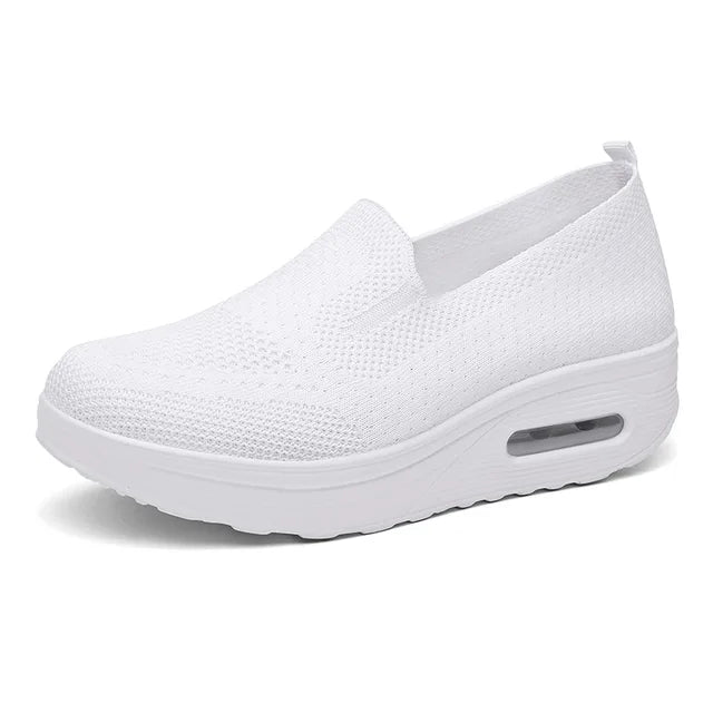 Chaussures orthopédiques femme maille respirante semelle EVA légère