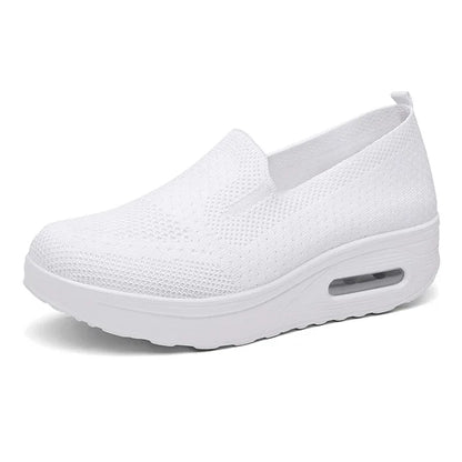 Chaussures orthopédiques femme maille respirante semelle EVA légère