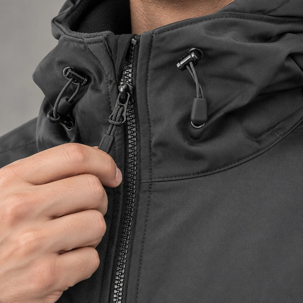 Alfie – Veste Militaire Imperméable à Capuche