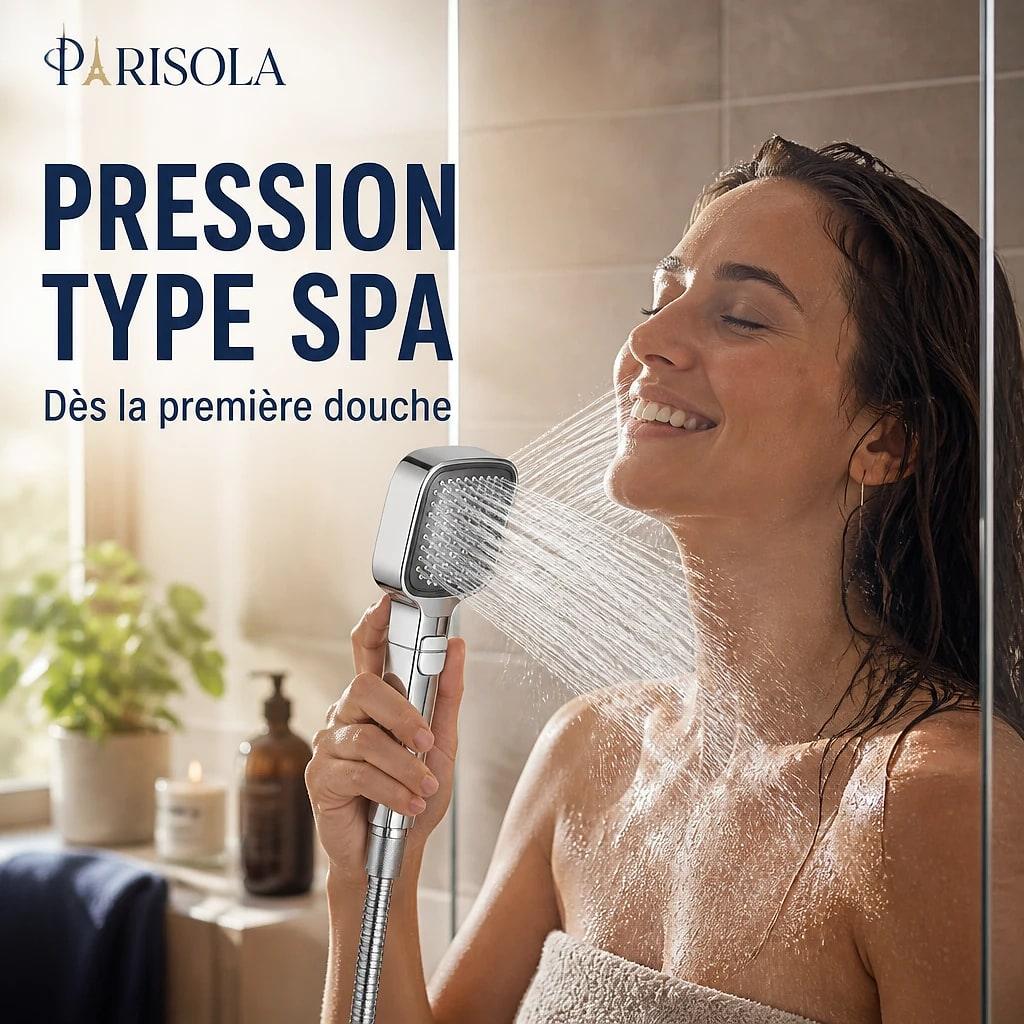 Argentia – Pommeau de Douche Haute Pression