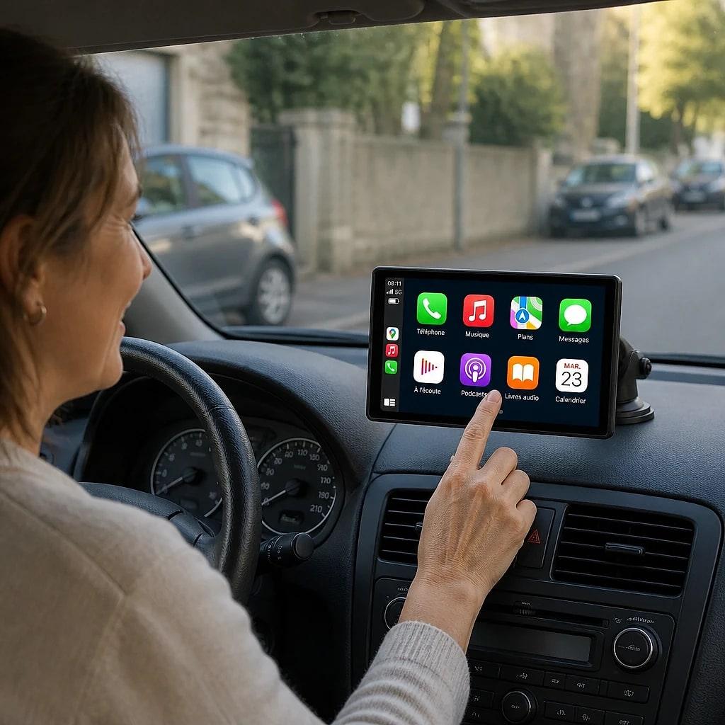 Autoradio CarPlay Sans Fil 9 Pouces