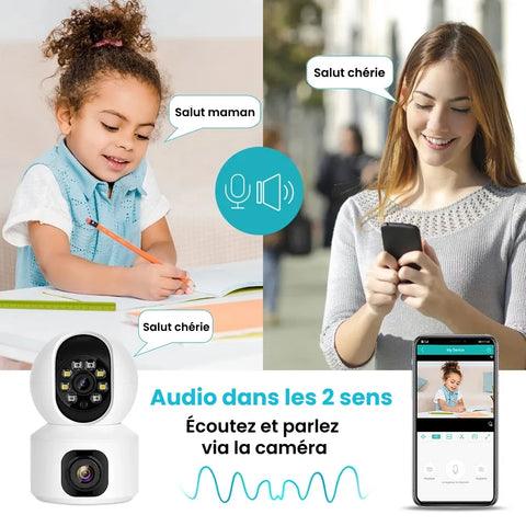 Babyphone Caméra 2K HD Rotatif