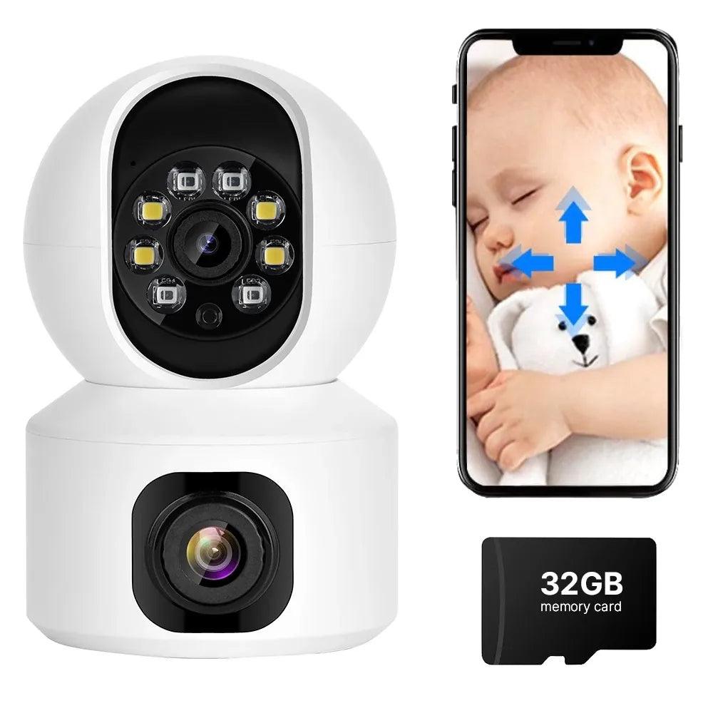 Babyphone Caméra 2K HD Rotatif