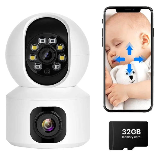 Babyphone Caméra 2K HD Rotatif