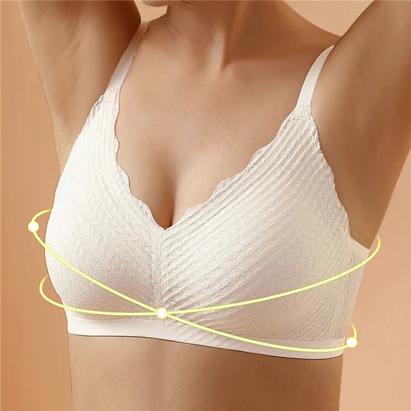 Soutien-gorge femme sans armatures tissu respirant confortable