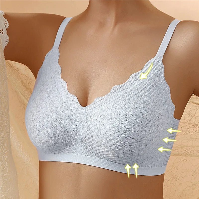 Soutien-gorge femme sans armatures tissu respirant confortable