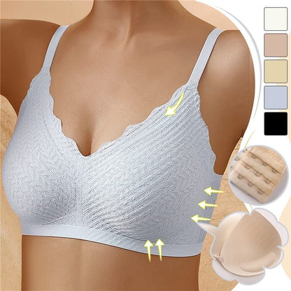 Soutien-gorge femme sans armatures tissu respirant confortable