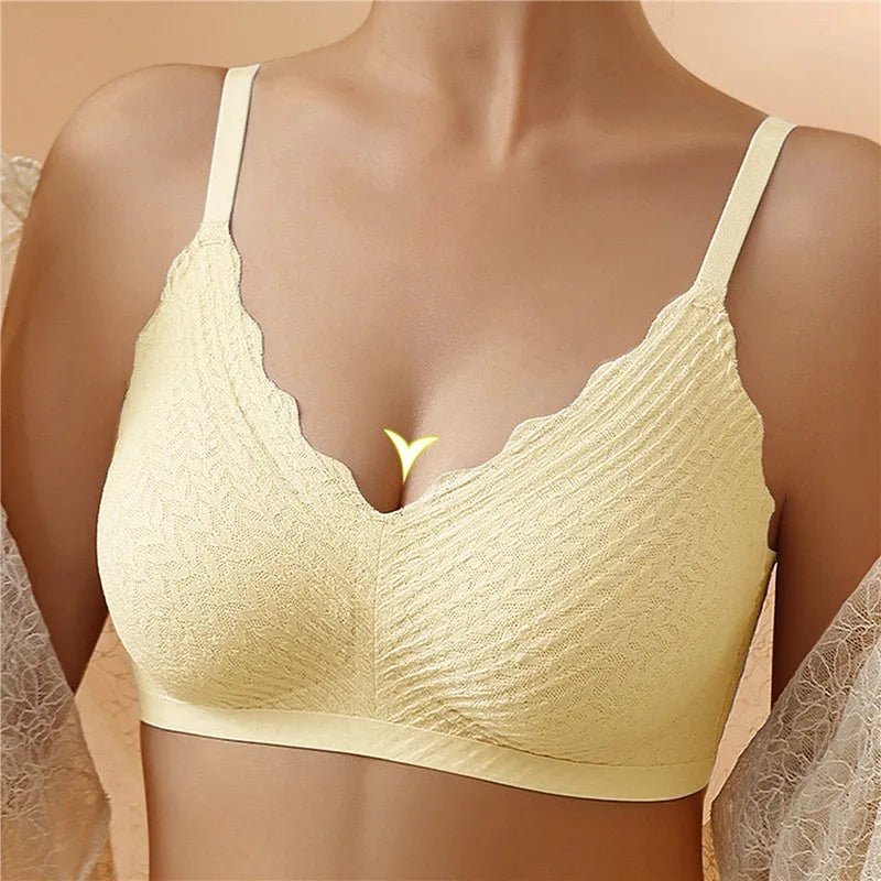Soutien-gorge femme sans armatures tissu respirant confortable