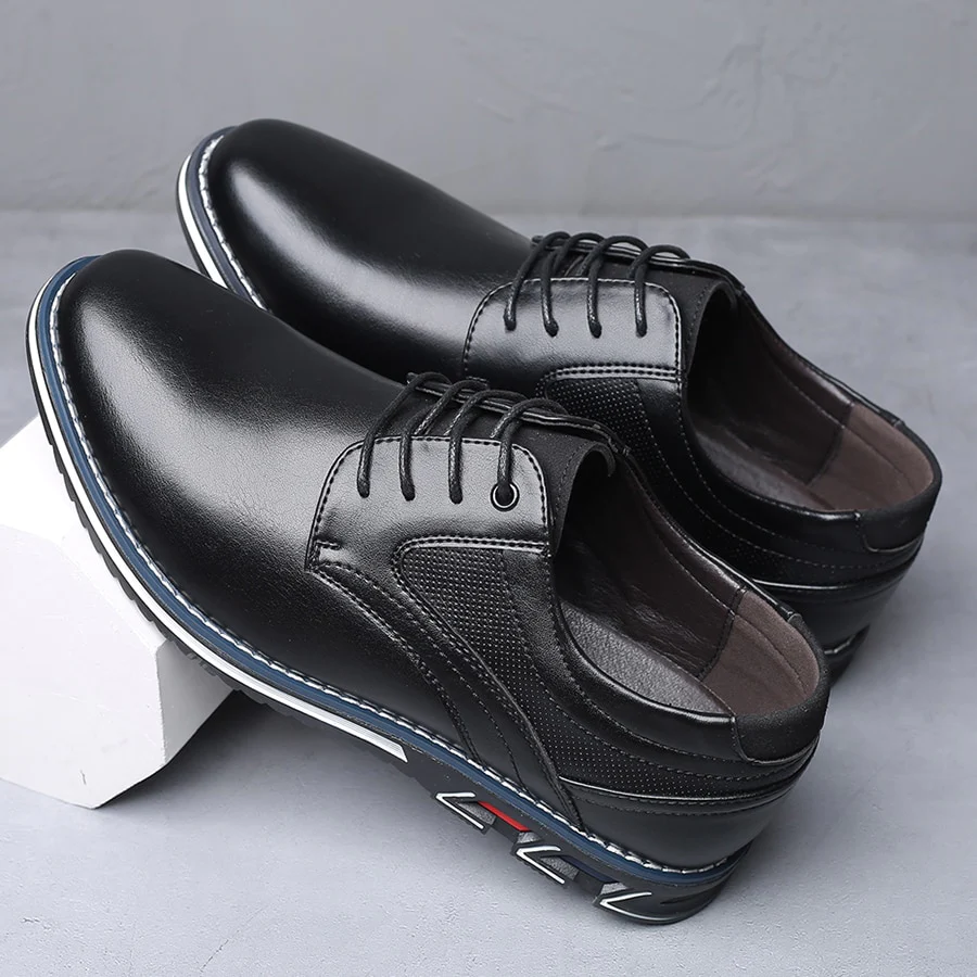 Chaussures habillées homme cuir synthétique semelle EVA caoutchouc