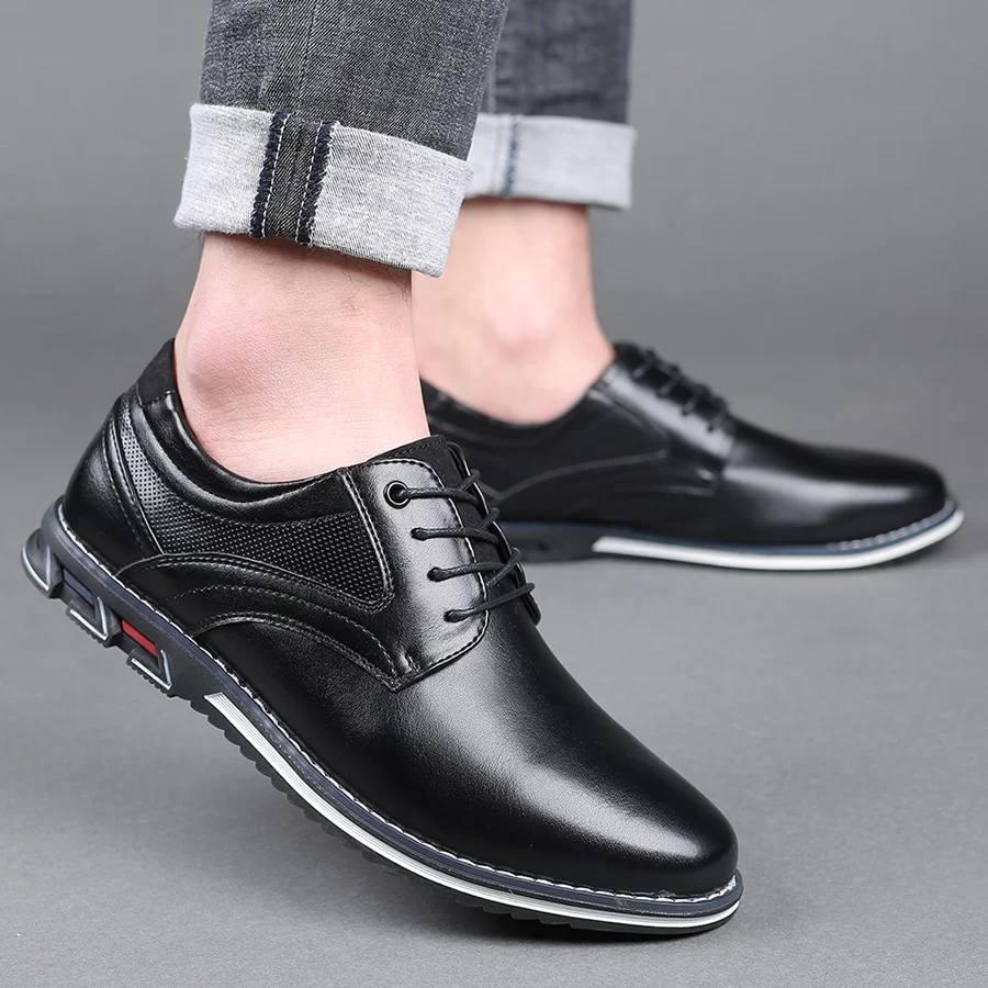Chaussures habillées homme cuir synthétique semelle EVA caoutchouc