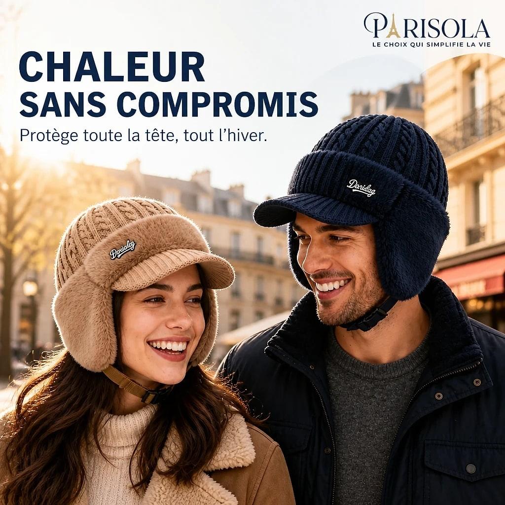 Bonnet Trappeur Cache-Oreilles