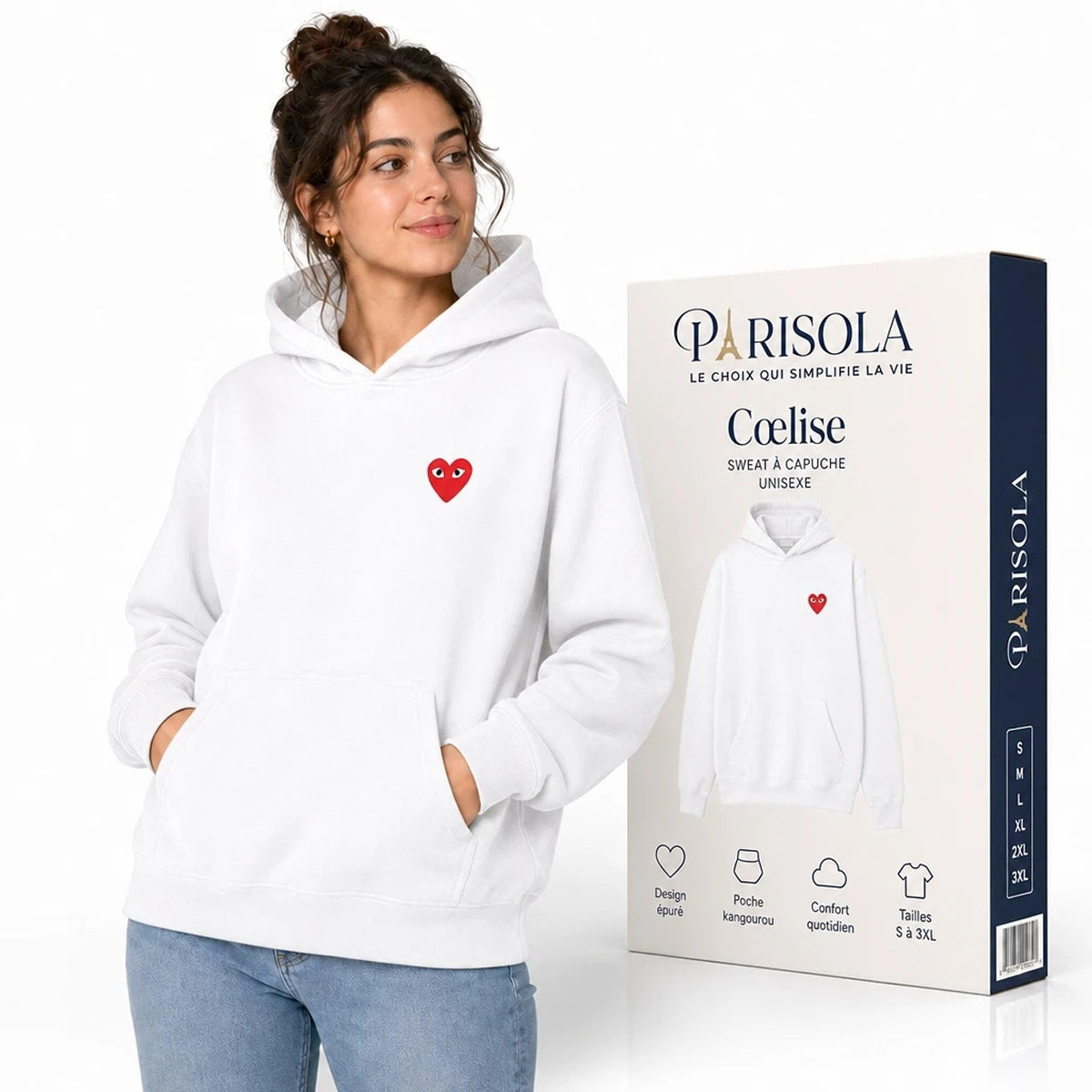 Cœlise – Sweat à Capuche Femme