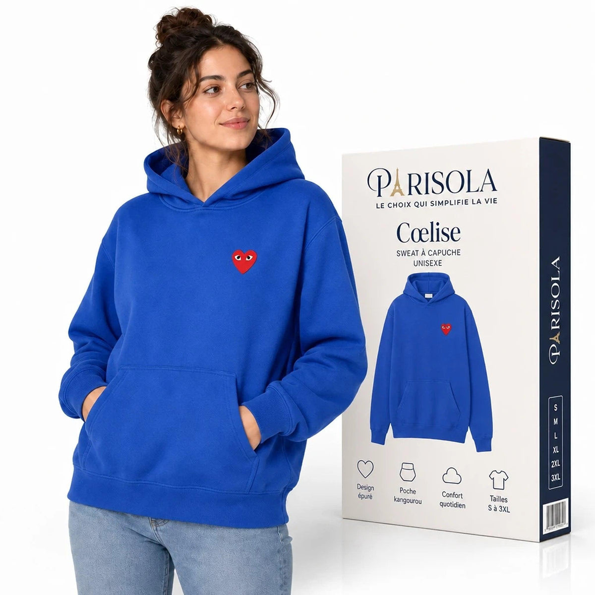 Cœlise – Sweat à Capuche Femme
