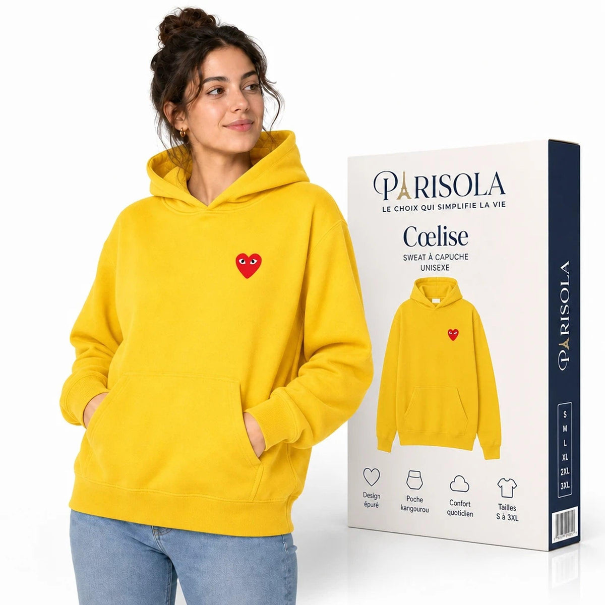 Cœlise – Sweat à Capuche Femme