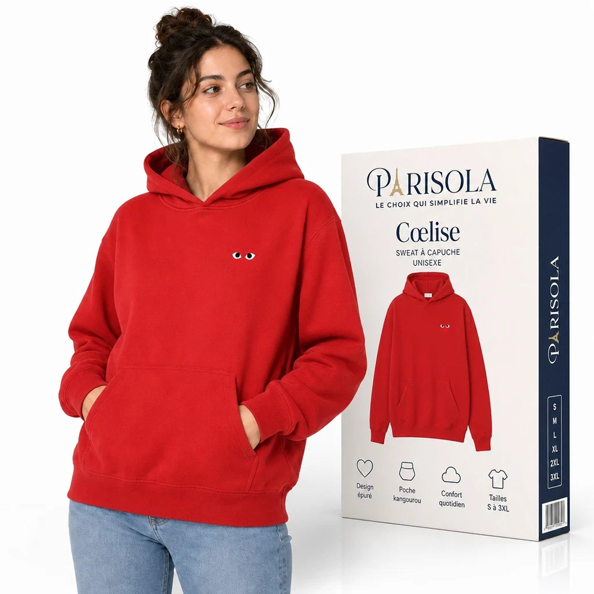 Cœlise – Sweat à Capuche Femme