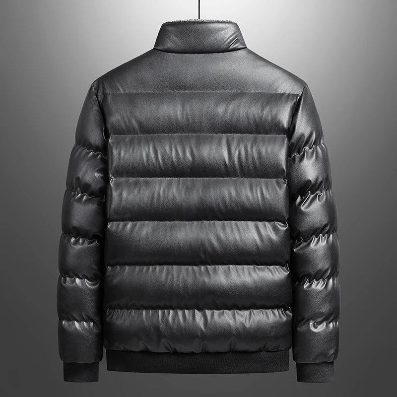 Veste d'hiver homme nordique imperméable capuche isolante