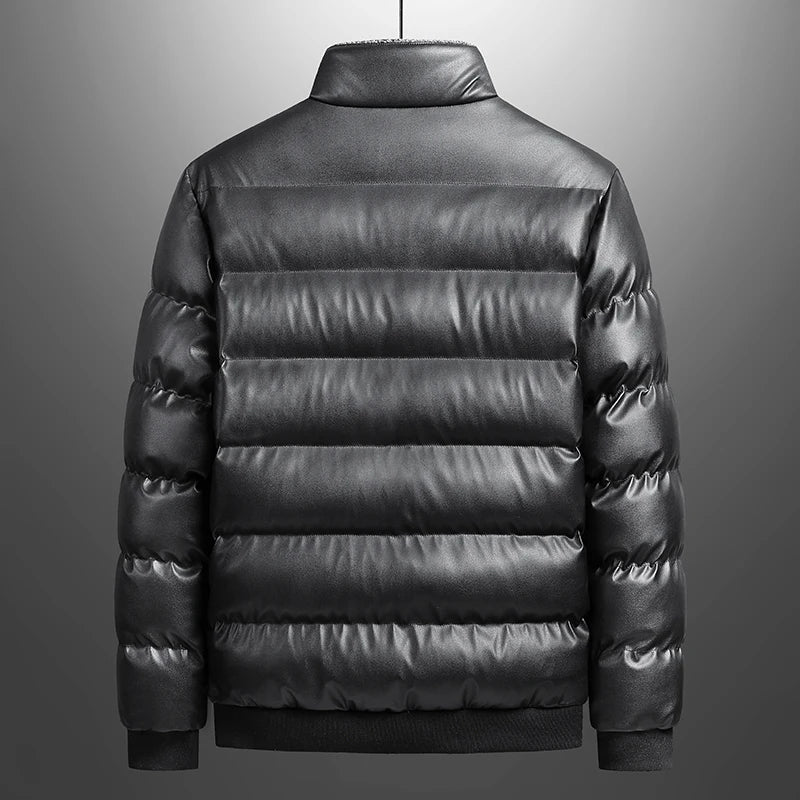 Veste d'hiver homme nordique imperméable capuche isolante