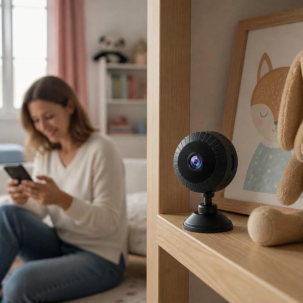 Caméra de Sécurité Wi-Fi Compacte