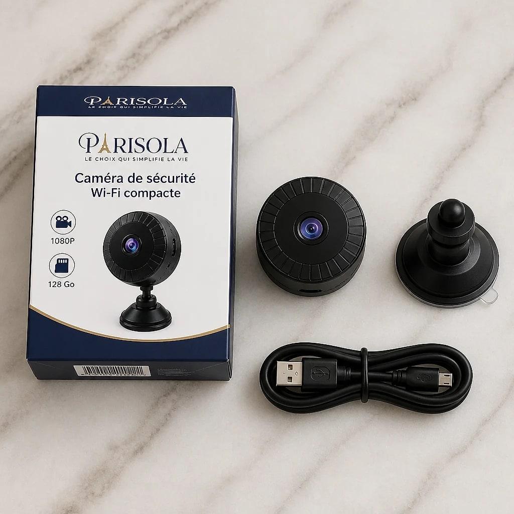 Caméra de Sécurité Wi-Fi Compacte