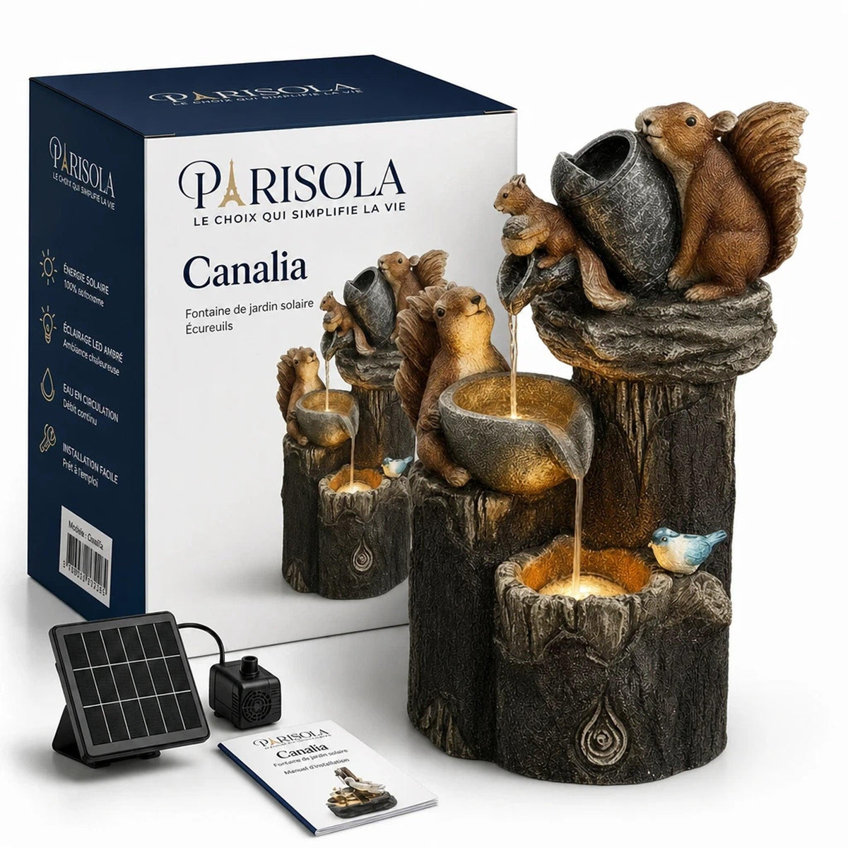 Canalia – Fontaine de Jardin Solaire
