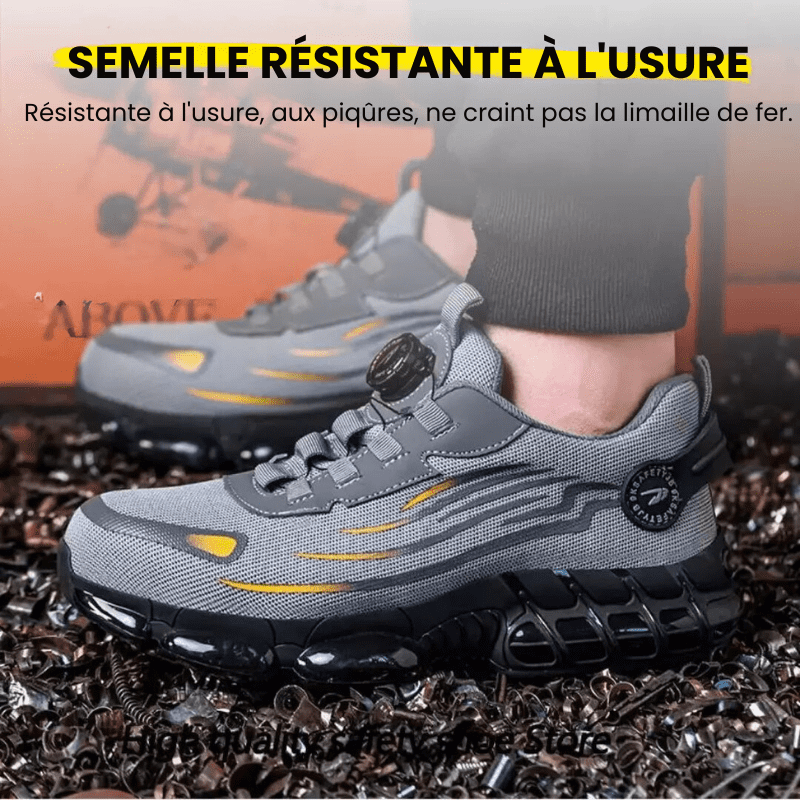Chaussures de sécurité ultralégères maille semelle EVA caoutchouc