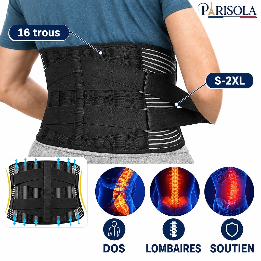 Ceinture Lombaire Ergonomique 360°