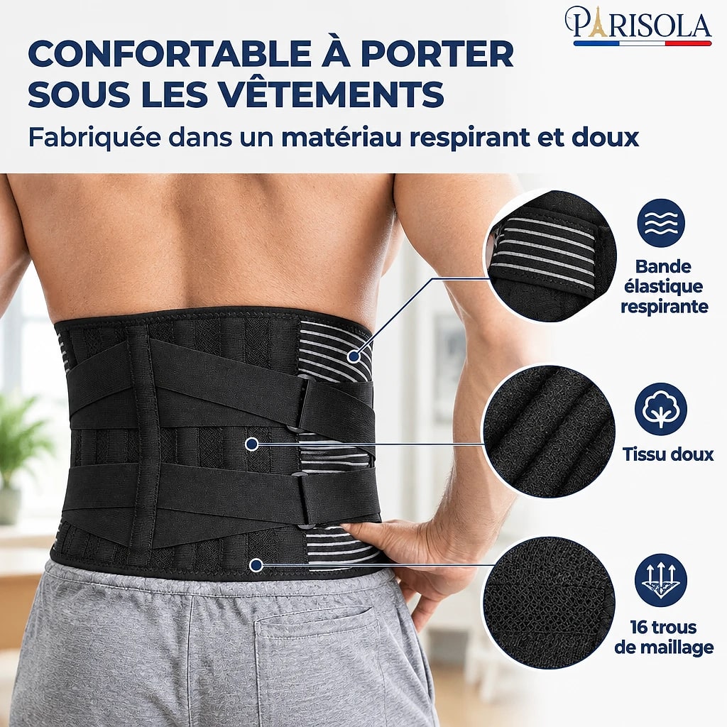 Ceinture Lombaire Ergonomique 360°