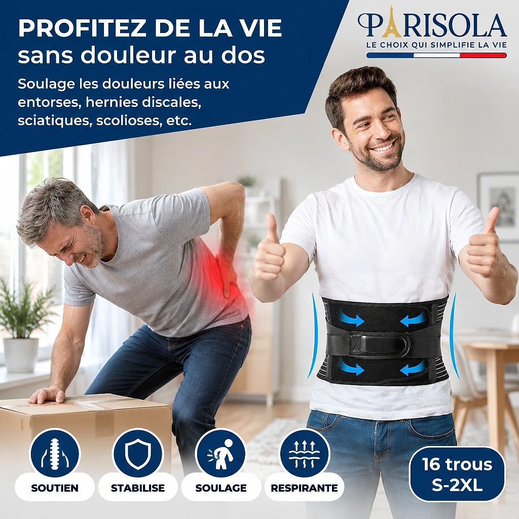 Ceinture Lombaire Ergonomique 360°