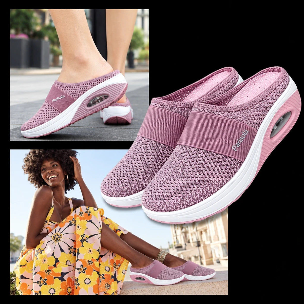 Chaussures Slip-On Coussinées Confort