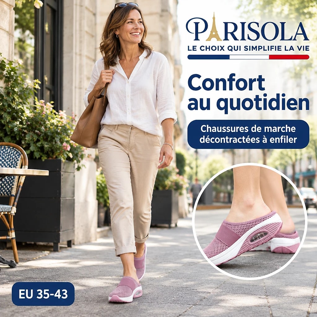Chaussures Slip-On Coussinées Confort