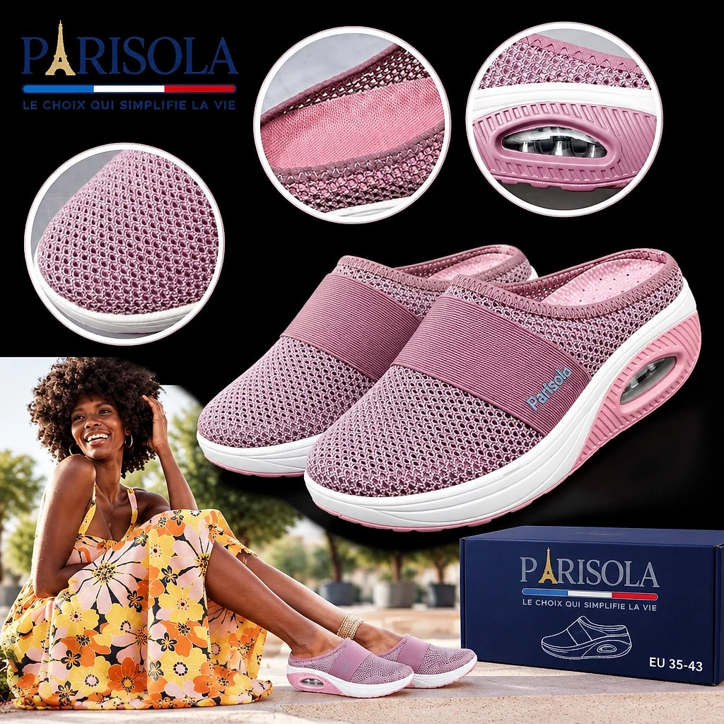 Chaussures Slip-On Coussinées Confort