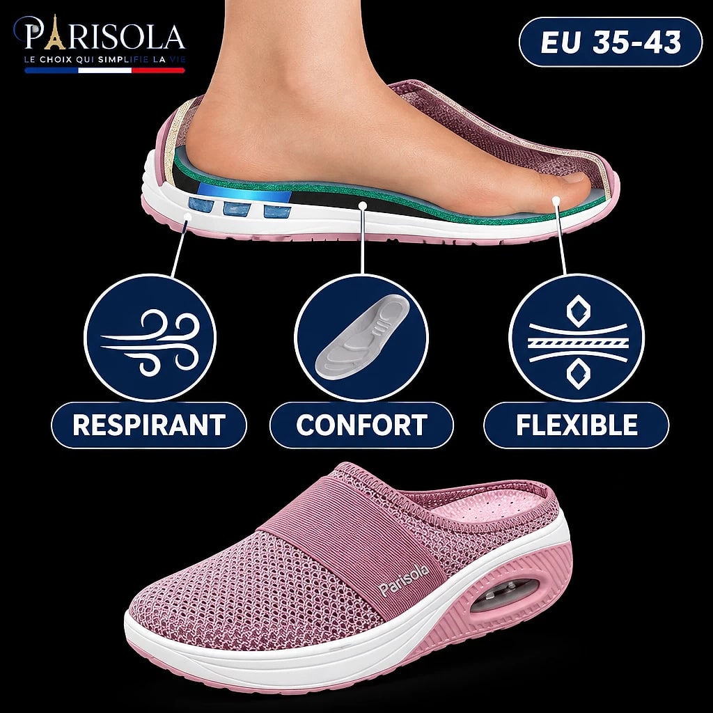 Chaussures Slip-On Coussinées Confort