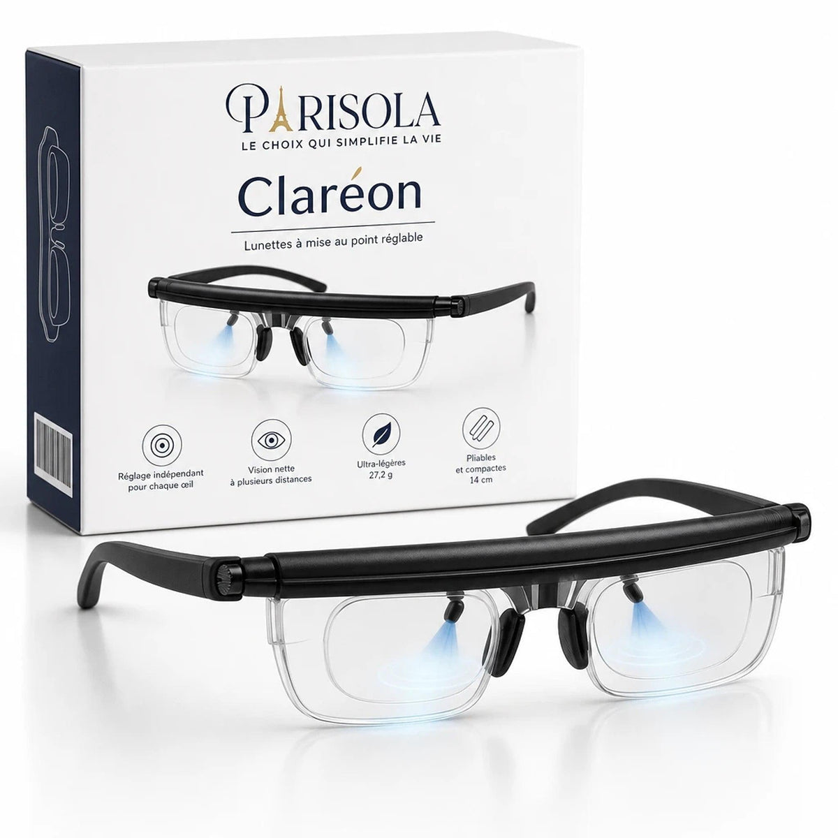 Claréon – Lunettes Réglables