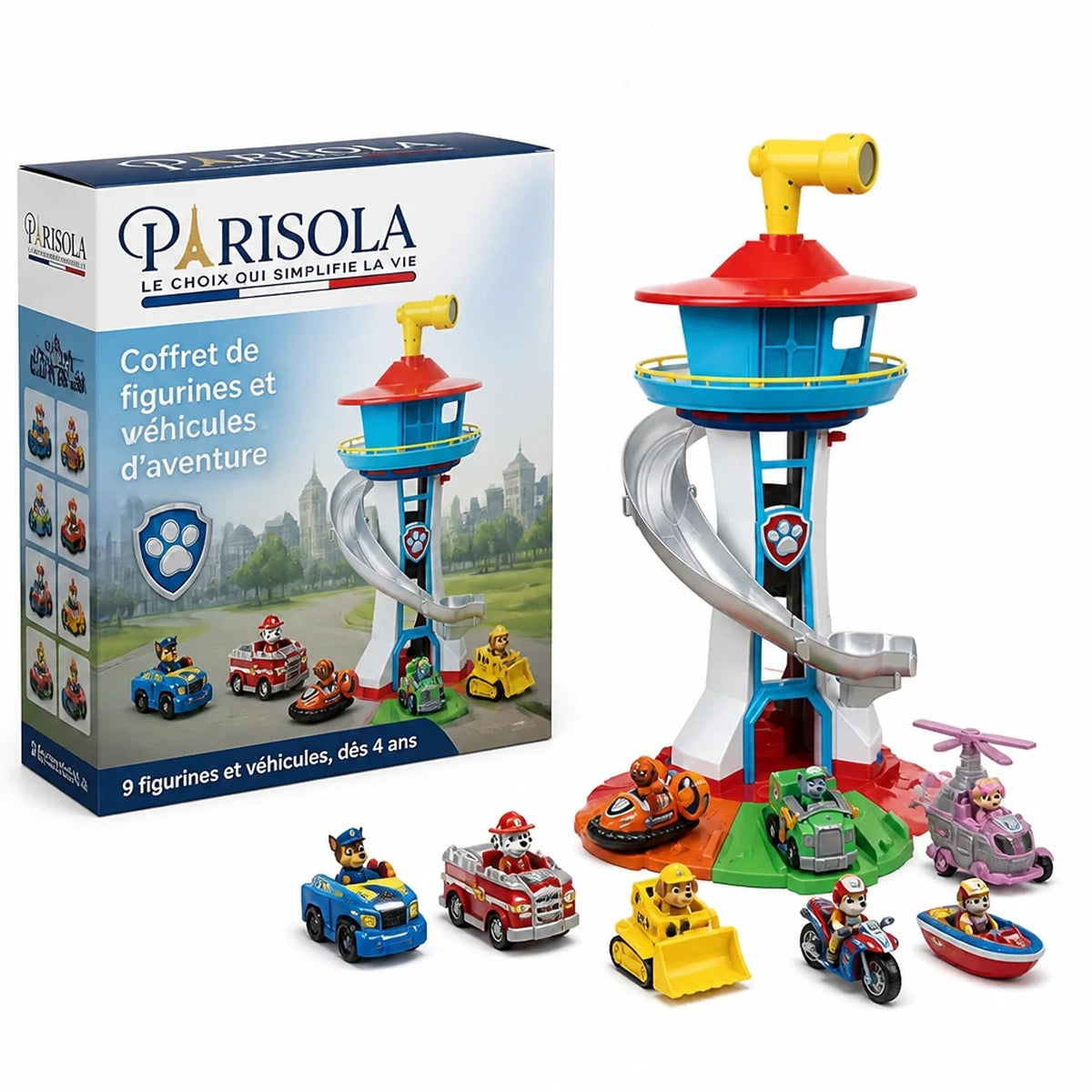 Coffret Voitures Paw Patrol Aventure