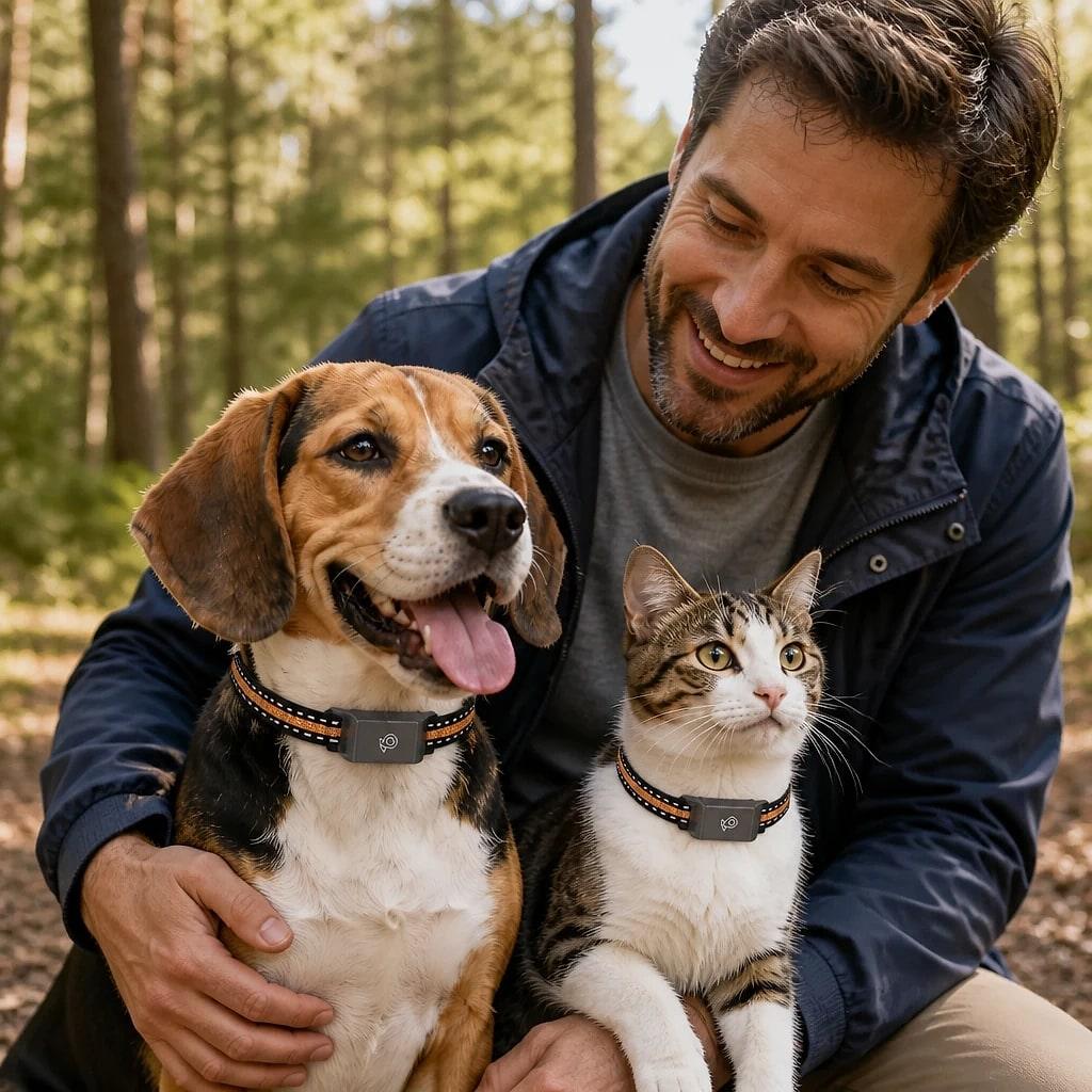 Collier GPS Chat Chien Étanche