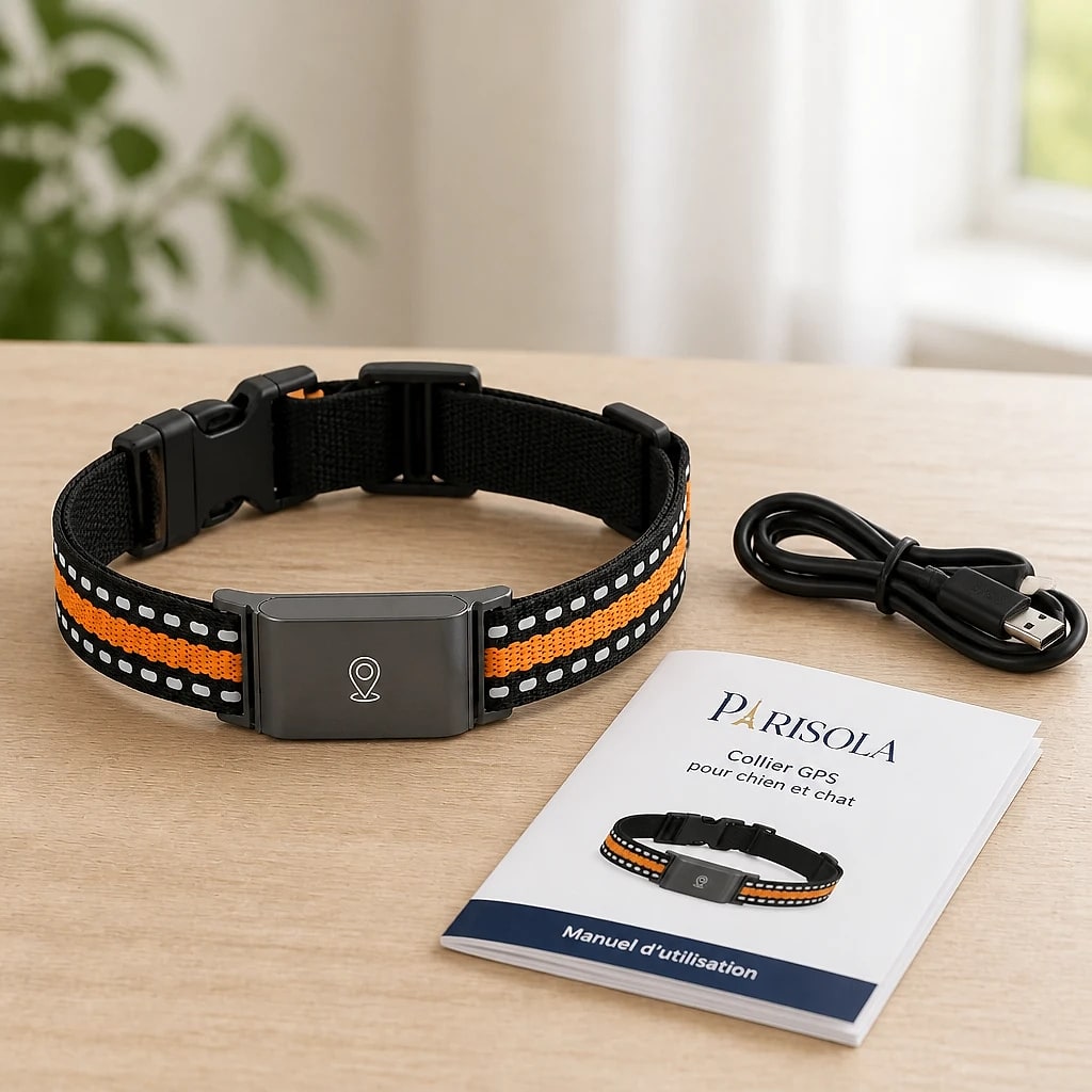 Collier GPS Chat Chien Étanche