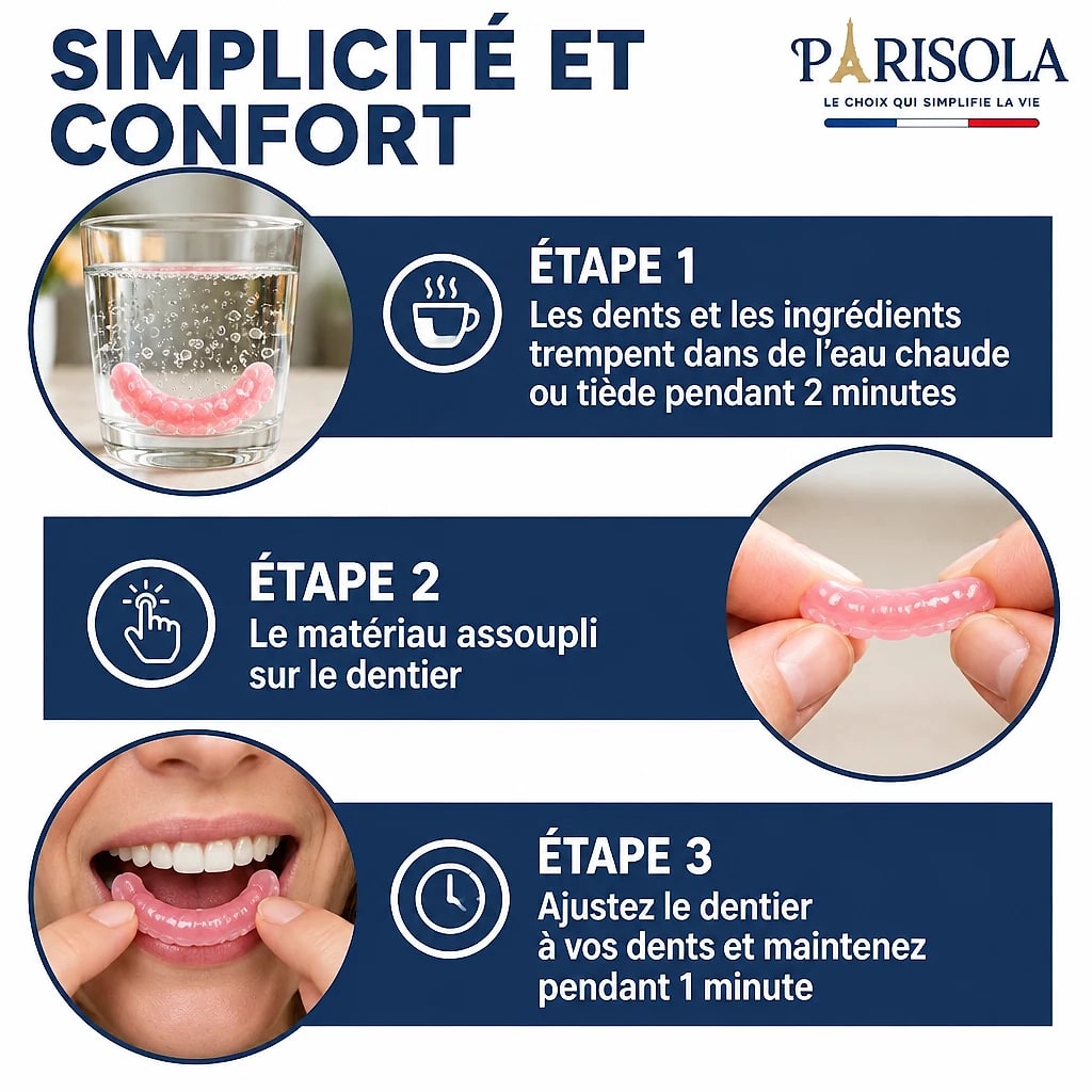 Coussin Confort Dentier Silicone