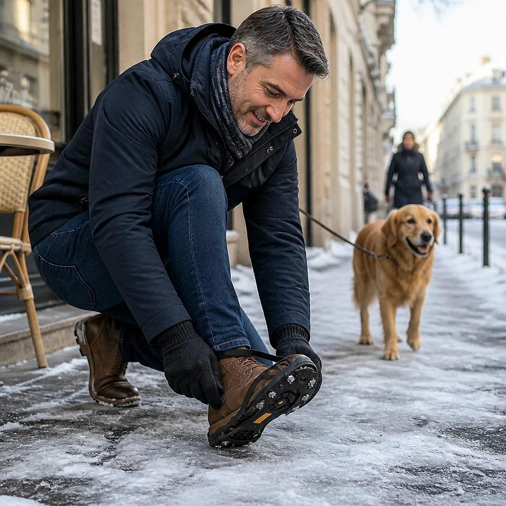 Crampons Antidérapants Chaussures Hiver