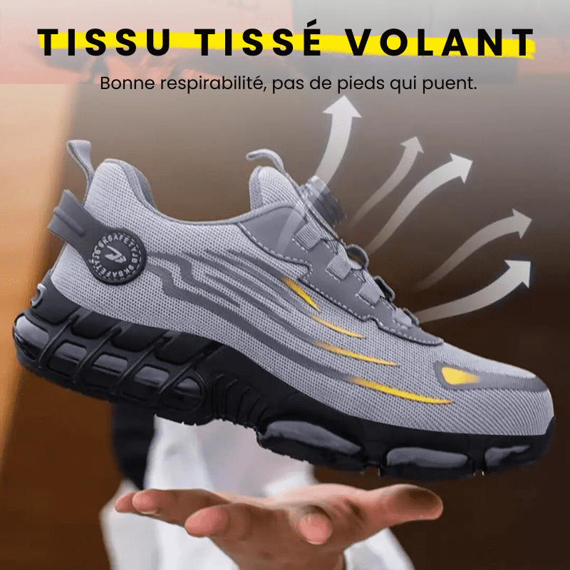 Chaussures de sécurité ultralégères maille semelle EVA caoutchouc