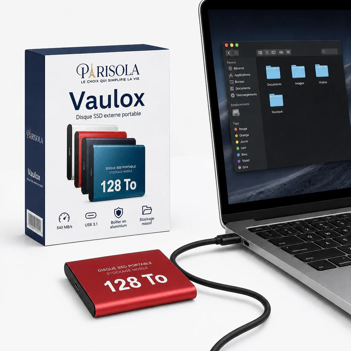Disque SSD Externe Portable