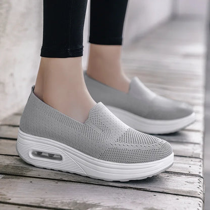 Chaussures orthopédiques femme maille respirante semelle EVA légère