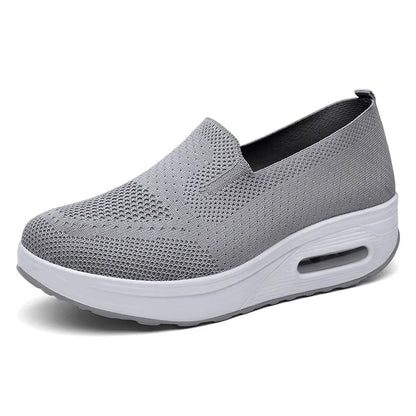 Chaussures orthopédiques femme maille respirante semelle EVA légère