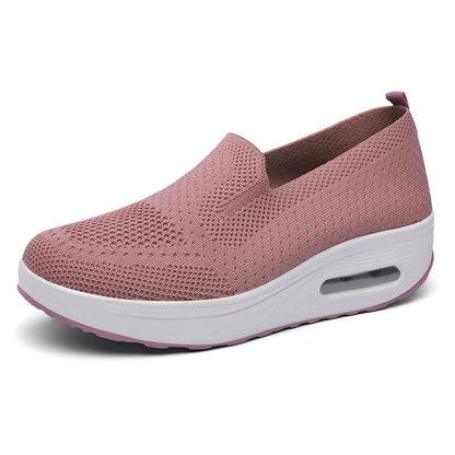 Chaussures orthopédiques femme maille respirante semelle EVA légère