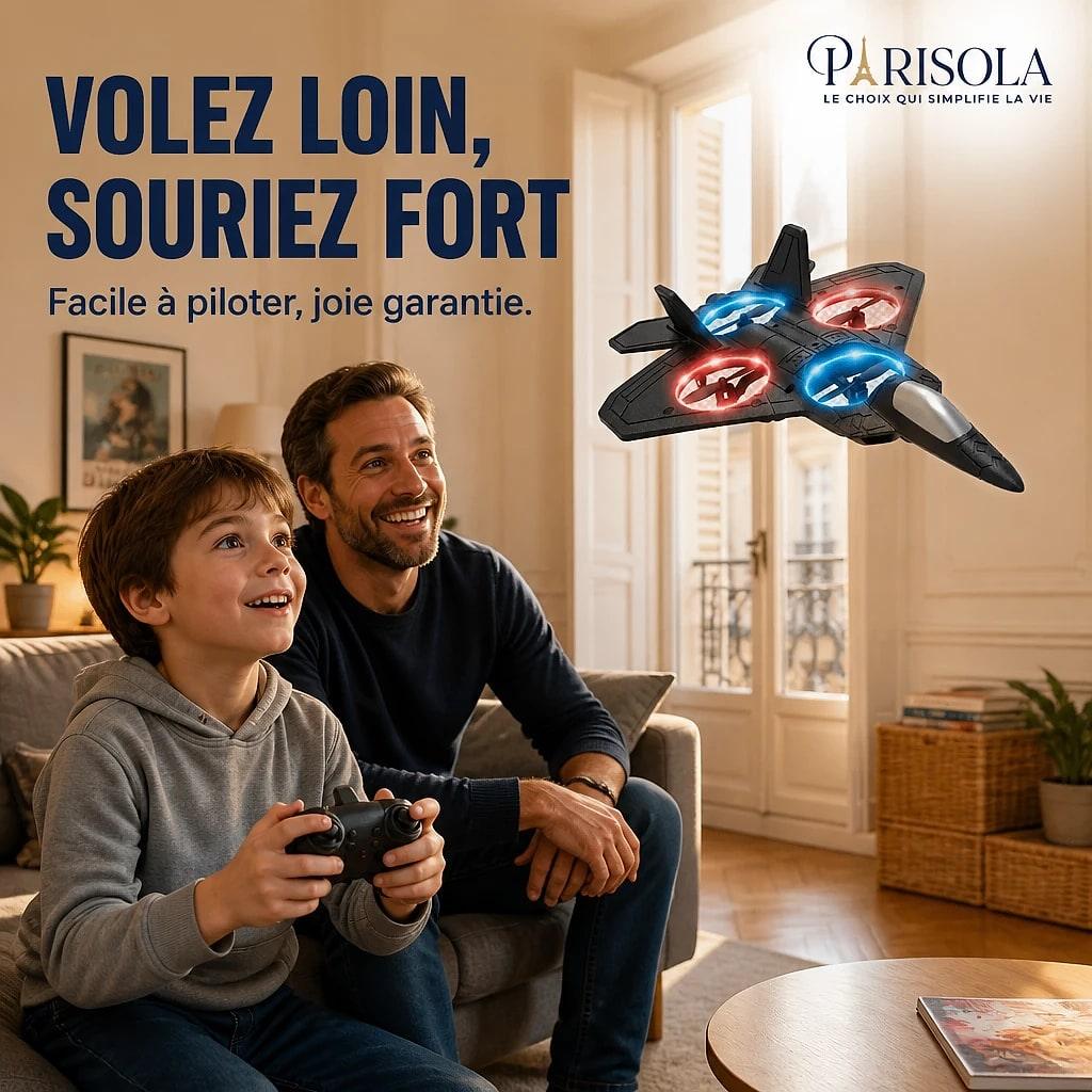 Drone Enfant Avion Lumineux RC