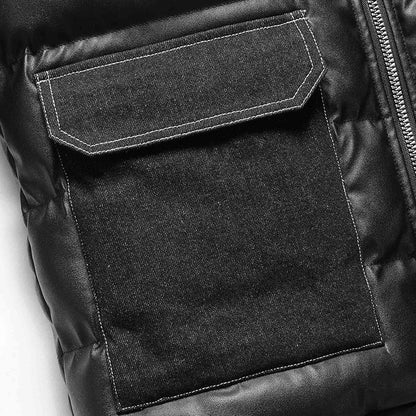 Veste d'hiver homme nordique imperméable capuche isolante