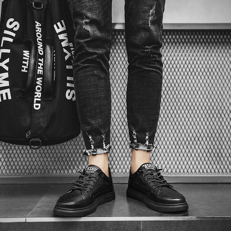 Baskets homme cuir synthétique semelle EVA caoutchouc antidérapant